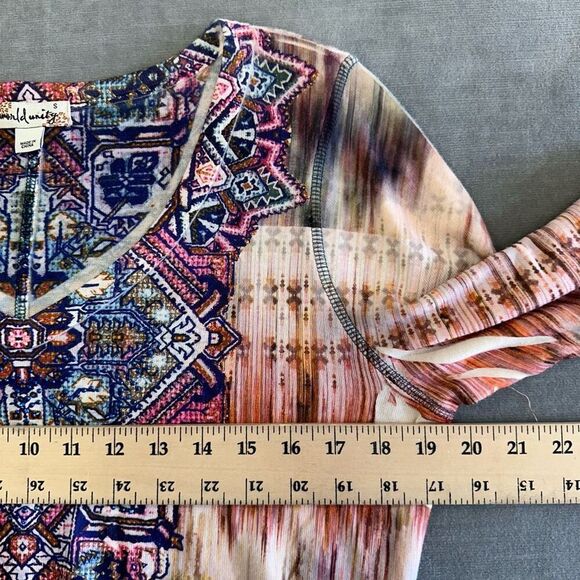 Unity World Wear‎ Women’s S Paisley Tie Dye Boho Lagenlook Artsy - Picture 6 of 8